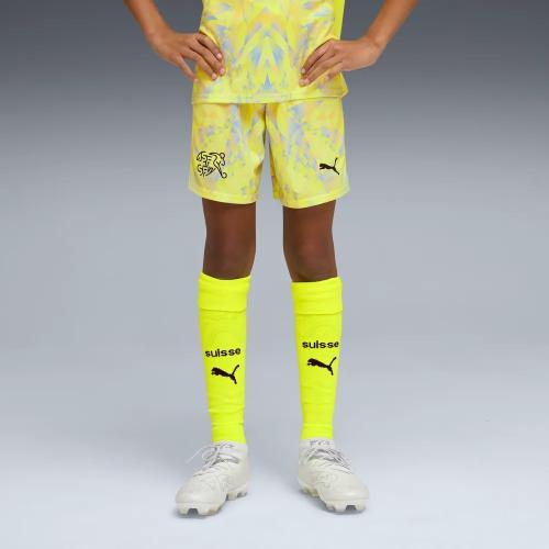 Preview: Schweiz Torwart Kinder WM Shorts Gelb - 2026